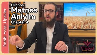 Rambam Hilchos Matnos Aniyim Chapter 4 • Rabbi Yossi Lipskier [upl. by Adniralc]