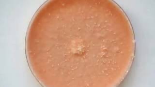 «Time lapse» del desarrollo del color naranja al exponer «Neurospora crassa» a la luz [upl. by Ahsinej]