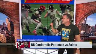 GMFB raves over backtoback Angry Runs by Cordarrelle Patterson vs the Saints  Atlanta Falcons [upl. by Ahsiekram556]