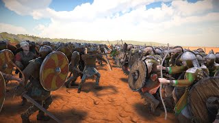 VIKING WARRIORS RAIDING THE ANGLOSAXON DEFENCE  MASSIVE BATTLE  Ultimate Epic Battle Simulator 2 [upl. by Blalock]