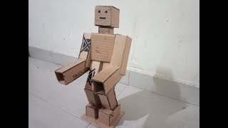 Upcoming DIY cardboard robot model  How is it [upl. by Orat]