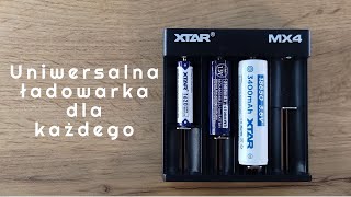 Ładowarka XTAR MX4  186502170014500AAA NiMH AAA LiIon 15V [upl. by Fairweather]