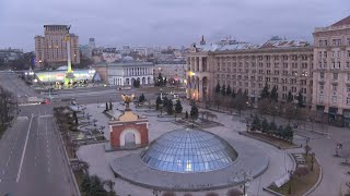 Air raid sirens sound in Ukraine capital Kyiv  AFP [upl. by Segal435]