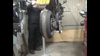 Building a Single Post Motorcycle Lift [upl. by Yeca]