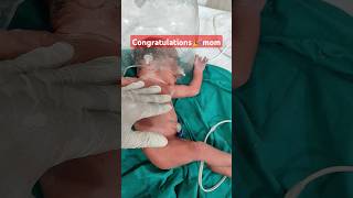 After birth Newborn baby immediate care shorts viralvideos baby [upl. by Notsae179]