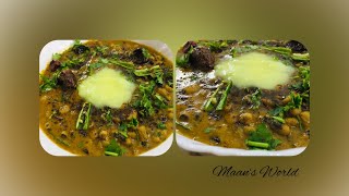 Safaid Lobia Easy Recipe Maan’s World [upl. by Assilac]