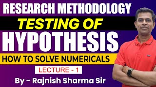 Hypothesis Testing  Testing of Hypothesis  Type 1 and Type 2 Error  Research Methodology [upl. by Dib]