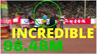 TOP 5  Longest Javelin Throws  Javelin Throw World Records [upl. by Ysiad172]