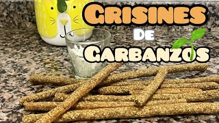 GRISINES DE GARBANZOS 🌱 ¡Sin gluten  Con dip [upl. by Ynahteb321]