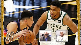 GameTime Reacts to Bucks vs Suns  Game 2 Highlights Feat Shaq amp Kenny  2021 NBA Finals [upl. by Lennaj451]