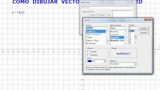 COMO DIBUJAR VECTORES EN WINPLOT 2D 1 [upl. by Eiramyma]