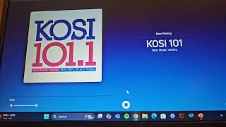 KOSI 1011 in Denver Switches to Christmas Music 11142024 [upl. by Petronella]