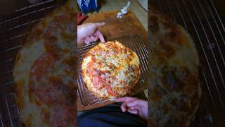 THE FLUFFIEST CAST IRON PEPPERONI PIZZA ON CRUNCHY SOURDOUGH CRUST pizza asmr shorts [upl. by Arima304]