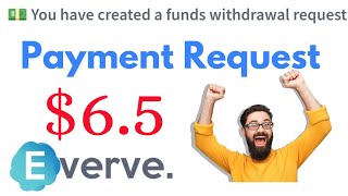 65 payment request from evervenet  Earn Money by Social media Tasks  Online Earning oewi [upl. by Nahgeem]