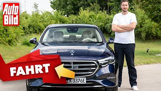 Mercedes EKlasse 2023  Die EKlasse bleibt ein Fahrerauto  Erste Fahrt mit Michael Gebhardt [upl. by Anivle]