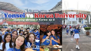 YONSEI VS KOREA UNIVERSITY GAMES  studying abroad in Korea ep 6 [upl. by Coreen]