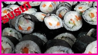 SUSHI RECETA FACIL y ECONMICA COCINA TRADICIONAL MEXICANA [upl. by Idnaj712]