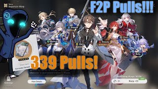 F2P HSR player FINALLY gets to 339 standard pulls [upl. by Yecnay]