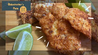 COCONUT CRUSTED FISH  RECIPE FROM NAURU 🇳🇷 [upl. by Hahnert175]