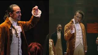 Hamilton Trailer Comparison  Broadway Proshot vs Hamburg Montage [upl. by Ragland725]