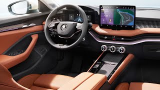 The allnew 2024 Skoda Superb Interior  First Look [upl. by Arracat17]