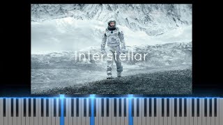 Hans Zimmer Made Easy Soundtrack Interstellar Easy Piano Tutorial [upl. by Eiclek]