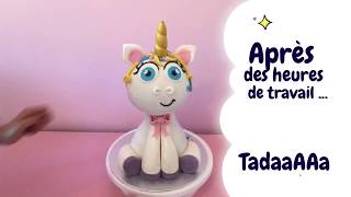 UN CAKE DESIGN HYPE LICORNE EN 3D POUR LES 10000 VUES [upl. by Ayerf]