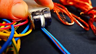 Extracting copper from wires is much easier with this tool 2 best ideas [upl. by Ihcehcu]