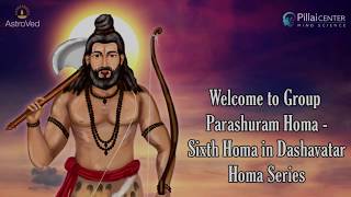 Welcome to Parashuram Homa  Sixth homa in Dashavatar Homa Series [upl. by Leihcey]