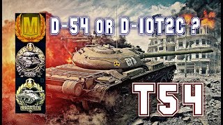 T54 4 world of tank blitz Aced D54 gun or D10T2C  Gameplay 4700 DMG [upl. by Mindi]