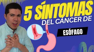 5 Síntomas de cáncer de esófago  Te salvará la vida saberlos [upl. by Aihsekal768]