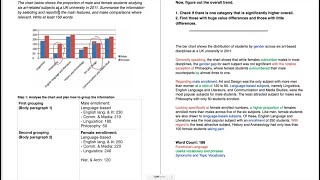 IELTS Academic Writing Task 1  Bar Charts Lesson 1 [upl. by Jacobah]