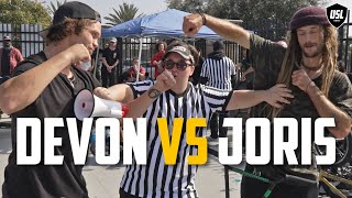 GAME OF BIKE  DEVON SMILLIE VS JORIS COULOMB  USL CAGE MATCH [upl. by Restivo]