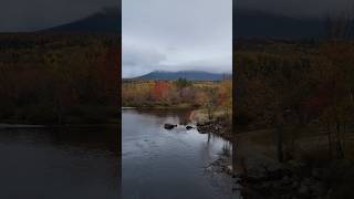 Exploring Mount Katahdin in Maine on a misty Fall morning 🍂 overland fallvibes [upl. by Retsim]