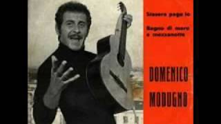 Domenico Modugno  Stasera Pago Io 1962 ItalEngl lyrics [upl. by Fraser]