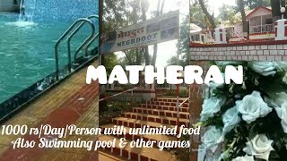 Hotel Meghdoot Matheran  1000rsper personper Day with food accomodation amp swimming pool matheran [upl. by Nnylekoorb]