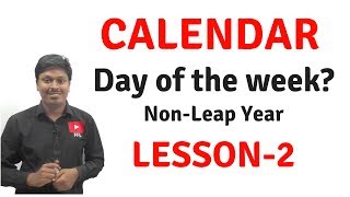 CalendarReasoningDay of the WeekNonLeap Year Lesson2 [upl. by Favien151]