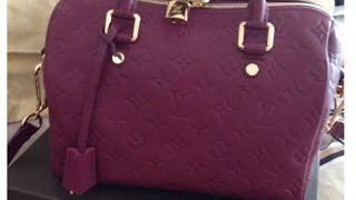 Louis Vuitton Empreinte Speedy B 25 in Aurore [upl. by Abbub956]