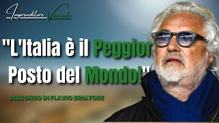 Flavio Briatore Mi Invidiano solo perchè Sono Ricco [upl. by Icyac]