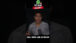 🚨SCAM ALERT in WhatsApp GUYS 📌shorts scams scam whatsappscam dxavlogs [upl. by Cordier]