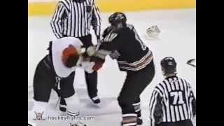 Chris Simon vs Keith Primeau Oct 19 2002 [upl. by Kurtz]