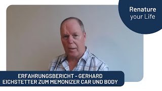 Erfahrungsbericht  Gerhard Eichstetter zum memonizerCAR und BODY [upl. by Ednil702]