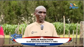 5time Champion Eliud Kipchoge speaks on the Berlin Marathon [upl. by Assenaj]