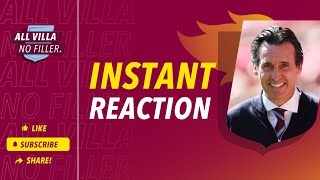 Instant Reaction Aston Villa 2  2 Crystal Palace  AVFC Concede Too Many Goals [upl. by Iaverne]