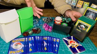 ASMR Personal Pokémon Card Deck Building Assistant Card Store RP [upl. by Orvah]