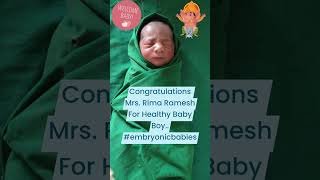 embryonicfertility ivfsuccess drnikhilgosavi ivfexpert embryonicbabies bestivfcenter [upl. by Siriso]