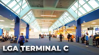 Walking LaGuardia Airport LGA Terminal C in March 2022 [upl. by Aubyn]