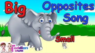 Opposites Songs For Kids And Nursery Rhymes For Children And Toddlers  Opposite Words [upl. by Larue]