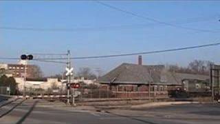 CN Local at Railroad Crossing [upl. by Atiran]