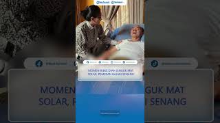 MOMEN Rieke Diah Pitaloka Jenguk Mat Solar Pemeran Bajuri Senang Meski Terbaring Lemah [upl. by Acimat]